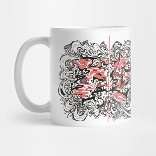 Abstract doodle art Mug